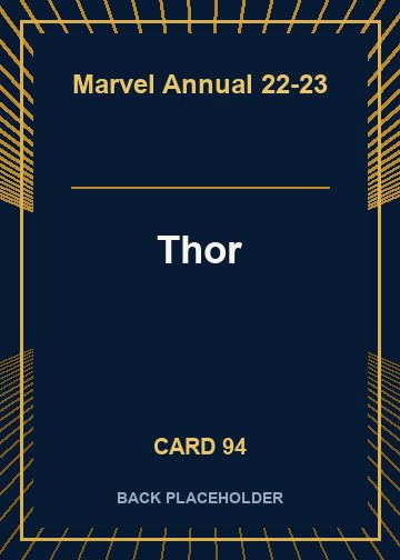 Thor back card image