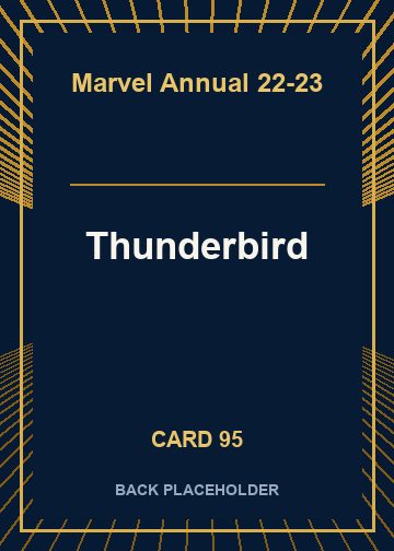 Thunderbird back card image