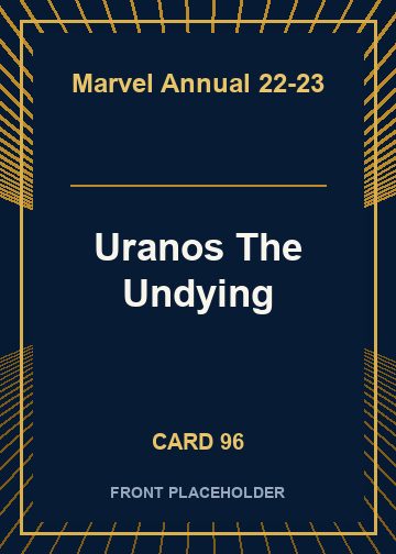 Uranos The Undying card thumbnail