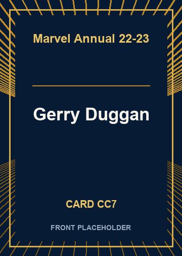 Gerry Duggan card thumbnail