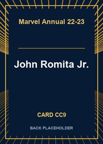 John Romita Jr. back card image