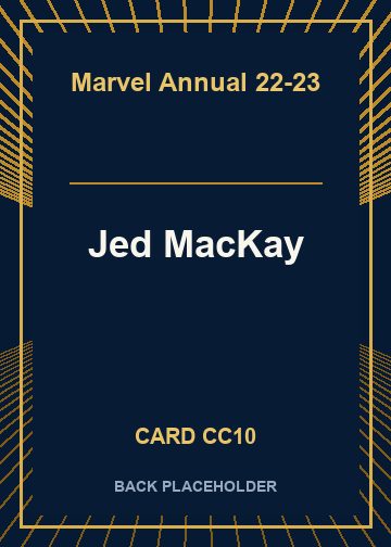 Jed MacKay back card image