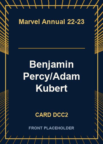 Benjamin Percy/Adam Kubert front card image