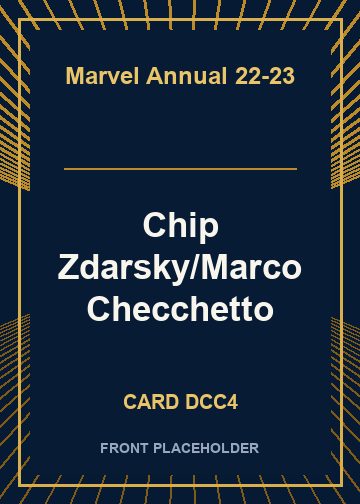 Chip Zdarsky/Marco Checchetto card thumbnail