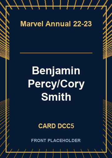 Benjamin Percy/Cory Smith front card image