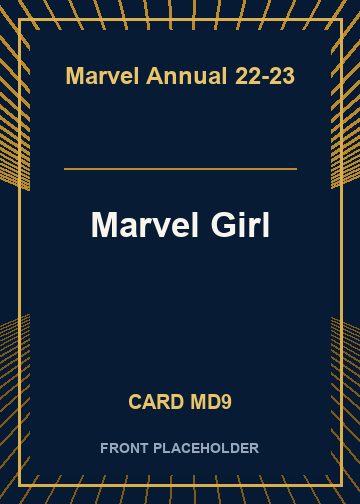 Marvel Girl card thumbnail