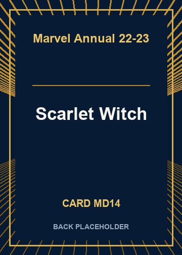 Scarlet Witch back card image