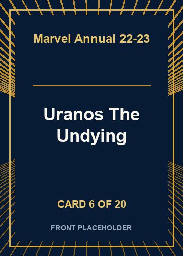 Uranos The Undying card thumbnail