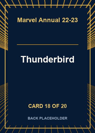 Thunderbird back card image