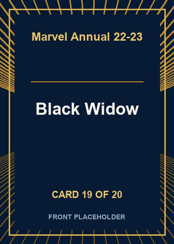 Black Widow front card image