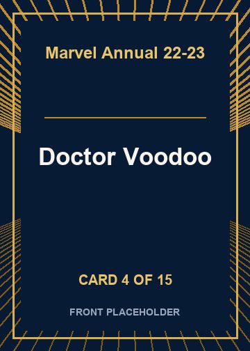 Doctor Voodoo card thumbnail