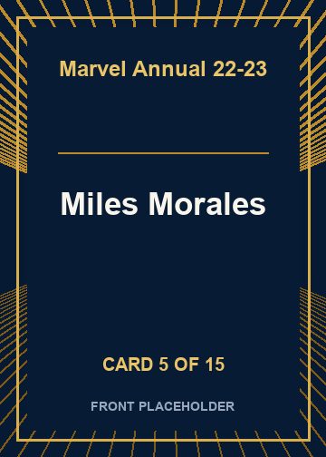 Miles Morales card thumbnail