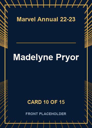 Madelyne Pryor card thumbnail