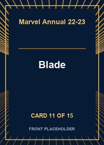 Blade front card image