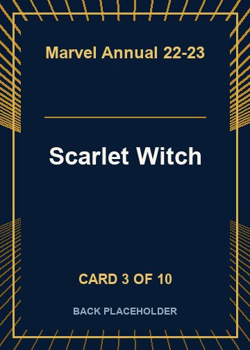 Scarlet Witch back card image