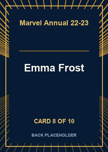 Emma Frost back card image