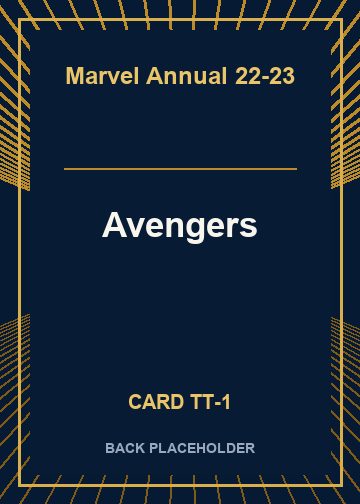Avengers back card image