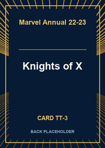 Knights of X back card image