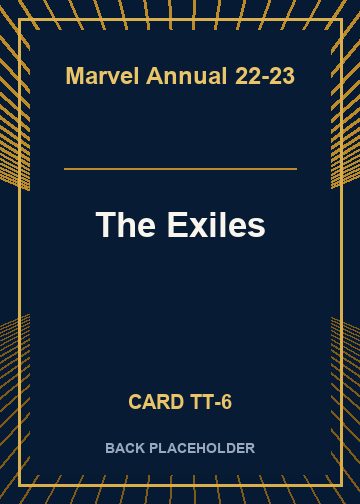 The Exiles back card image