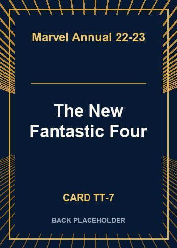 The New Fantastic Four back card image