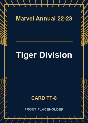 Tiger Division card thumbnail