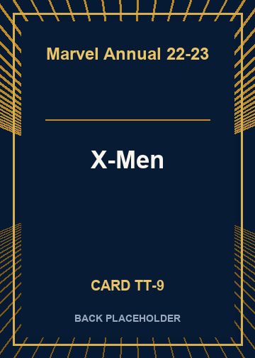 X-Men back card image