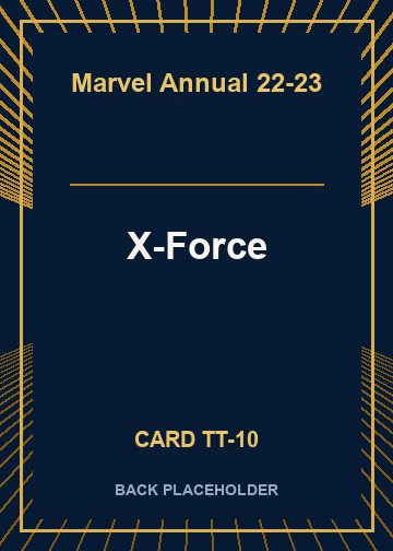 X-Force back card image