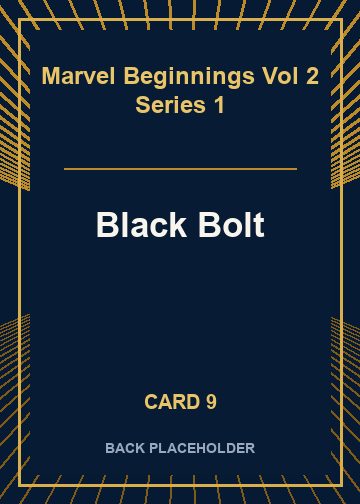 Black Bolt back card image