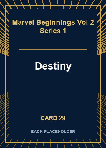 Destiny back card image