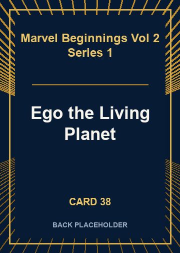 Ego the Living Planet back card image