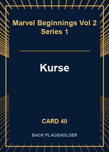 Kurse back card image