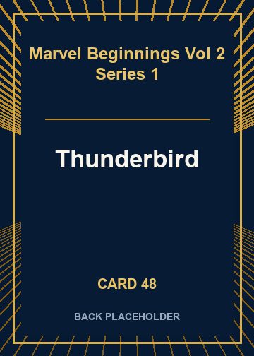 Thunderbird back card image