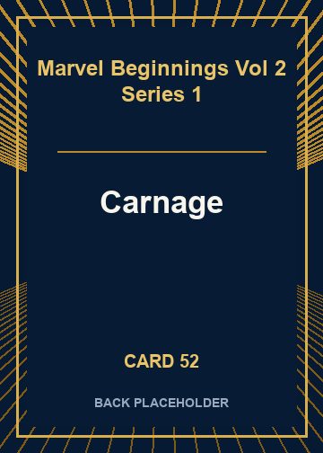 Carnage back card image