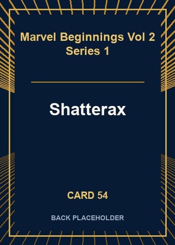 Shatterax back card image