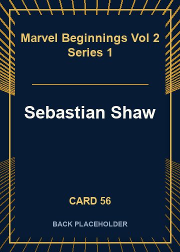 Sebastian Shaw back card image