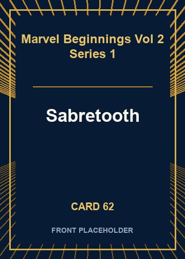 Sabretooth front card image