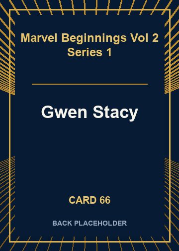 Gwen Stacy back card image