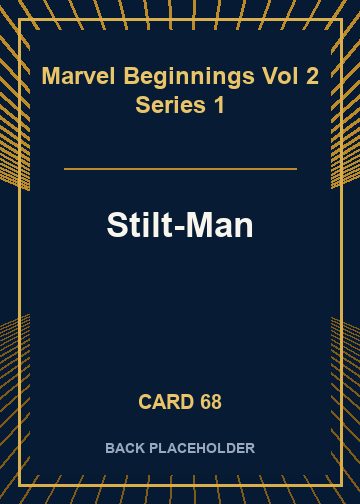 Stilt-Man back card image