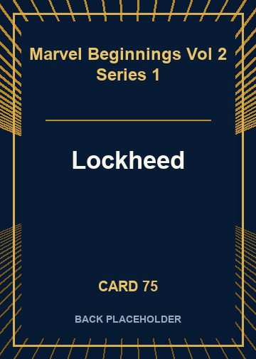 Lockheed back card image