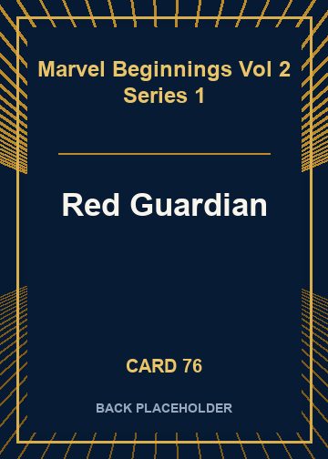 Red Guardian back card image