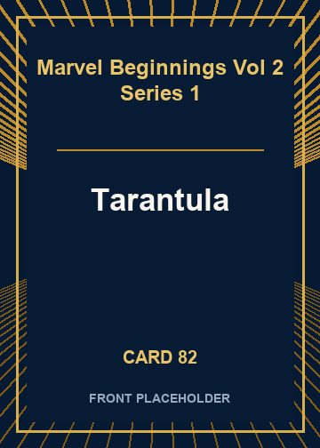 Tarantula front card image