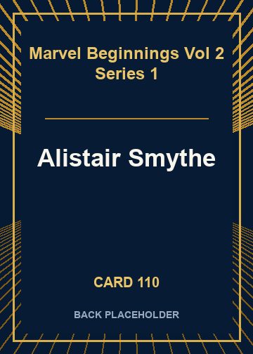 Alistair Smythe back card image