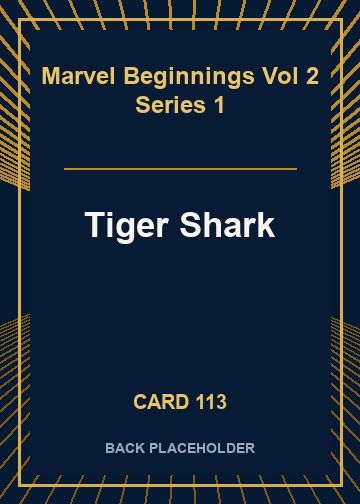 Tiger Shark back card image