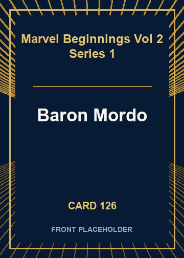 Baron Mordo card thumbnail