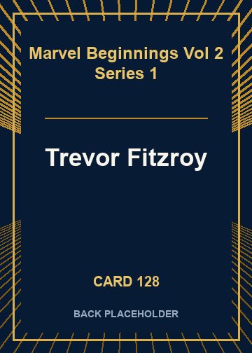 Trevor Fitzroy back card image