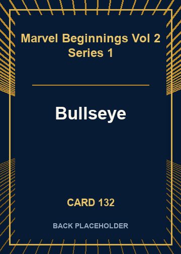 Bullseye back card image