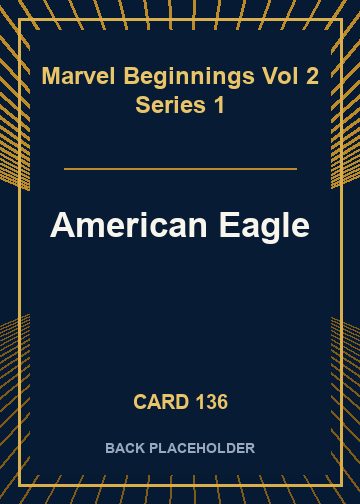 American Eagle back card image