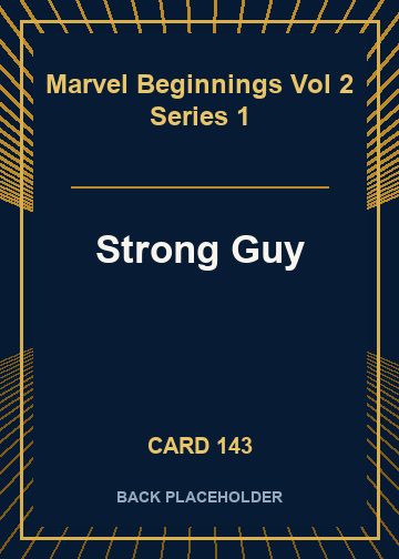 Strong Guy back card image