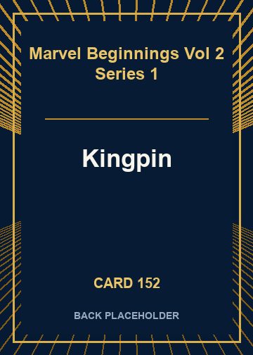 Kingpin back card image