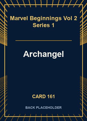Archangel back card image